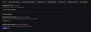 General Settings
