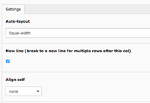 Zweite col / Erscheinungsbild