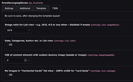 T3SB Tab in News Item - List view T3SB Tab in News Item