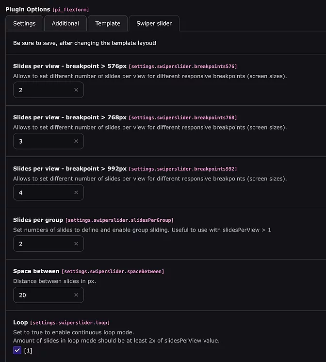 Tab "Swiper slider" Tab "Swiper slider"