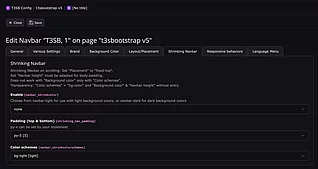 Shrinking Navbar