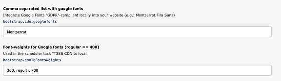 Site-Settings googlefont