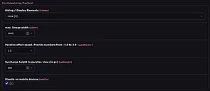 Flexform Settings Flexform Settings