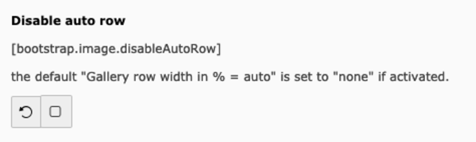 Disable "auto row" Disable "auto row"