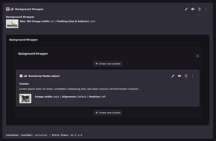 Mit Backend Preview & Footer Info Mit Backend Preview & Footer Info