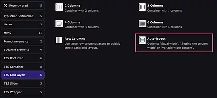 Auto-layout Auto-layout