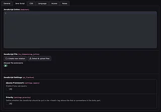 JavaScript inline oder File JavaScript inline
