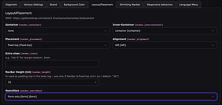 Backend Modul "T3SB Config"